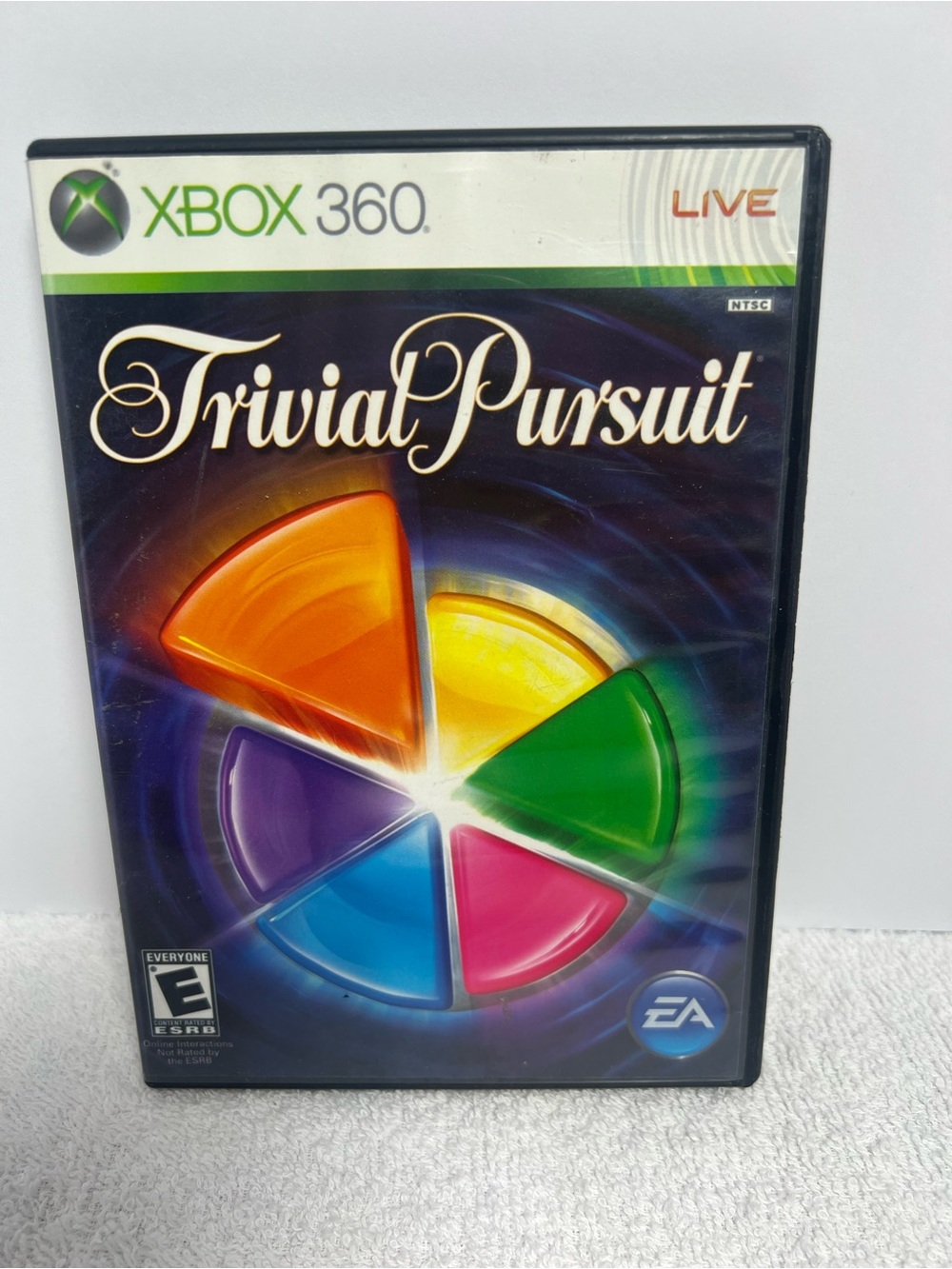 Trivial Pursuit Microsoft Xbox 360 Complete CIB 2009 EA Board Game with Manual